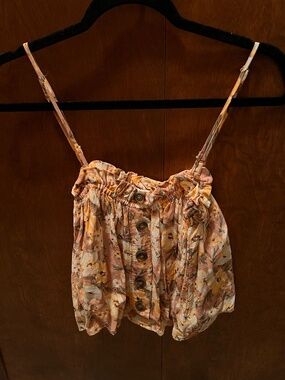 Spring Floral Crop Top